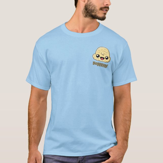 Custom Vanilla Scoop Crest - Ice Cream Jump T-Shirt (Front)