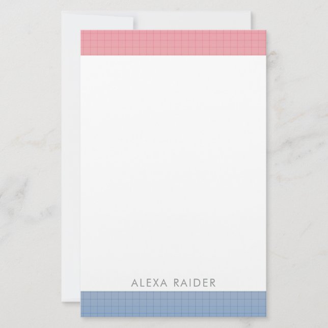 Custom Vaporwave Stationery (Front)