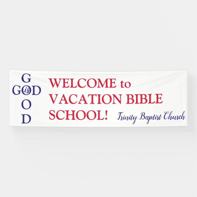 Custom VBS Welcome Banner (Horizontal)