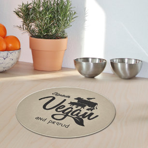 Custom Vegan and Proud, Kitchen Cutting Board