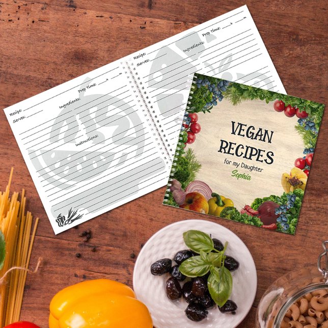 Custom Vegan Recipes for my Daughter Notebook (Creator Uploaded)