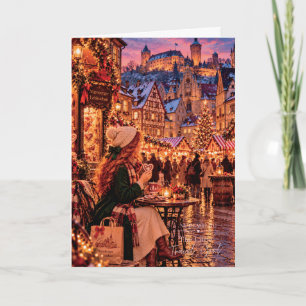Custom Verse Nuremberg Gingerbread Christmas Card