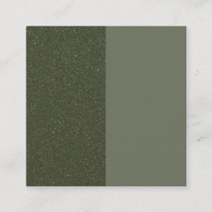 Custom Vertical Split Green Flat Loyalty Card