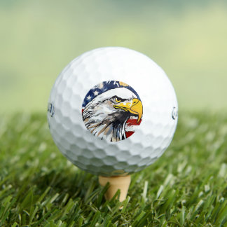 Custom Veterans Gift - Callaway Bald Eagle Golf Balls