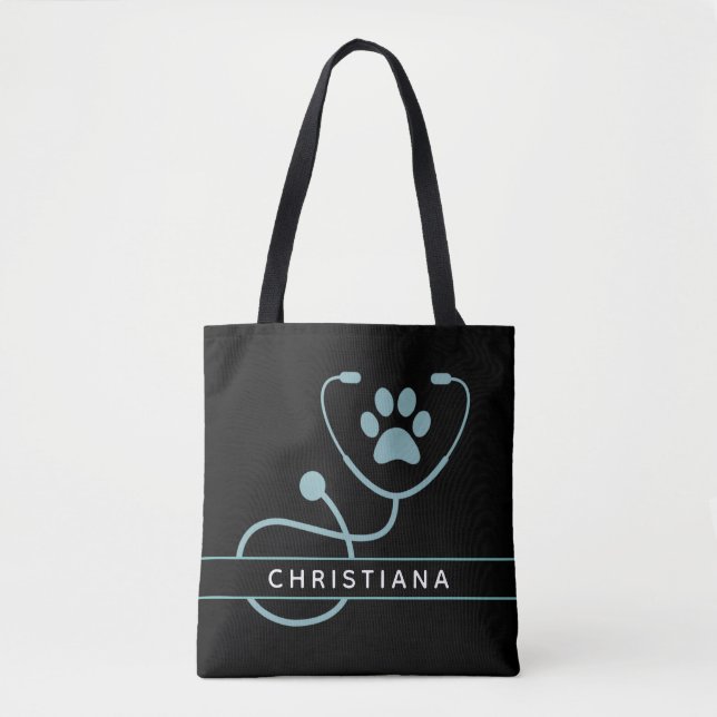 Custom Veterinarian Veterinary Professionals Tote Bag (Front)