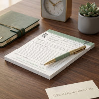 Custom Veterinary RX Prescription Pad DVM Editable