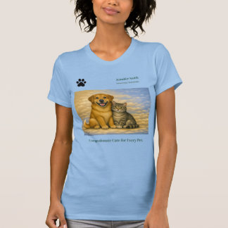 Custom Veterinary Staff Tee – Dog & Cat Artwork