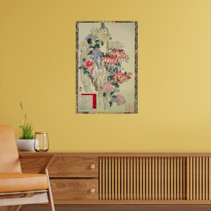 CUSTOM Vibrant Chrysanthemum & Bird of Paradise  Poster