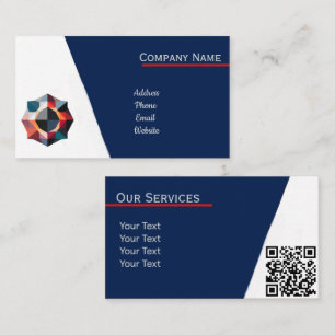 Custom vibrant professional business card