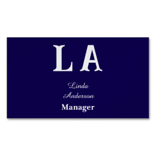 Custom vibrant professional magnetic business card