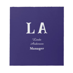 Custom vibrant professional notepad