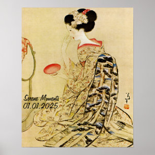 Custom Vintage Aesthetic Japan Kimono Wall Art