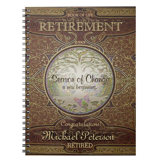 Custom Vintage Book Retirement (Front)