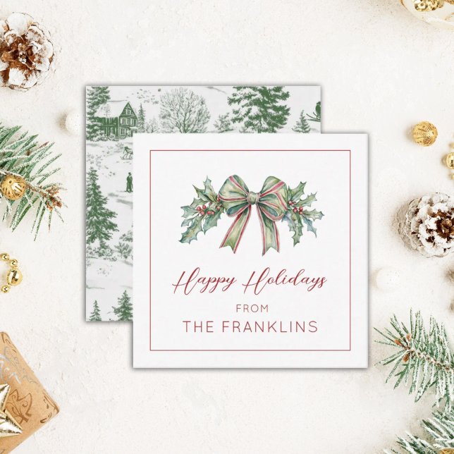 Custom vintage Christmas gift enclosure cards (Creator Uploaded)