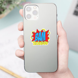 Custom Vintage Comic Book Pop Art Style BAM!