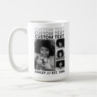Custom Vintage Create Your Own 4 Photo Collage