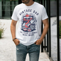 Custom Vintage Dad Legend Year Retro Cassette