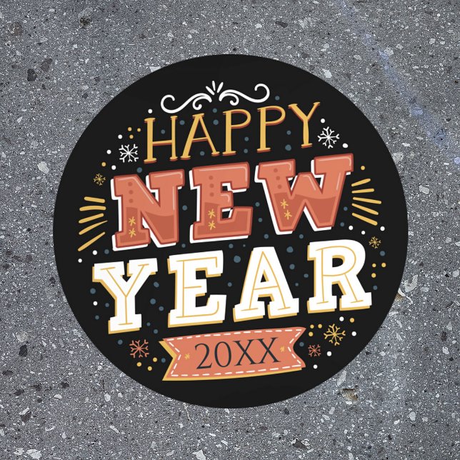 Custom Vintage Happy New Year Eve Design Unique (Creator Uploaded)