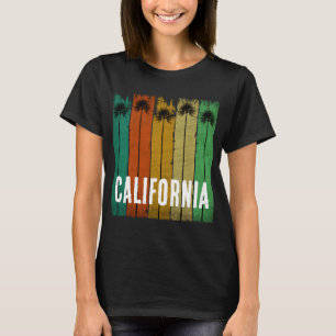 CUSTOM VINTAGE PALM TREES CALIFORNIA T-Shirt