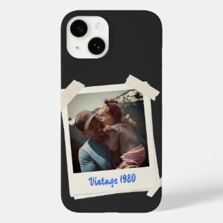 Custom Vintage Photo and Year Gift Case-Mate iPhone 14 Case