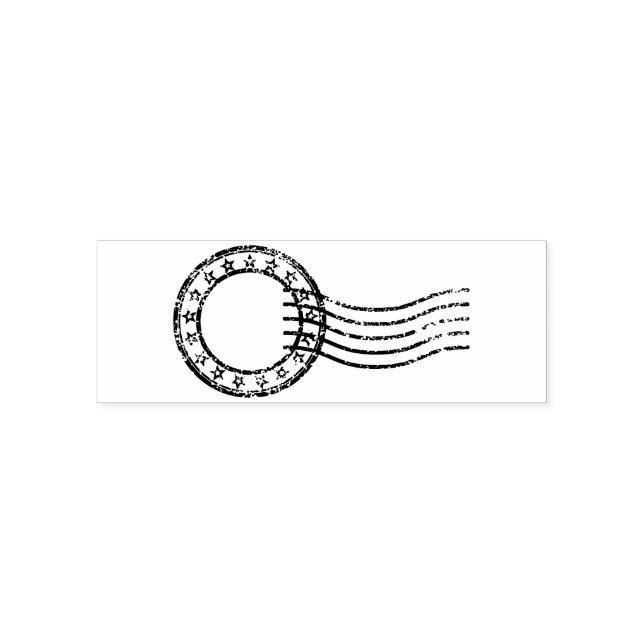 Custom Vintage Postmark Self-inking Stamp (Design)