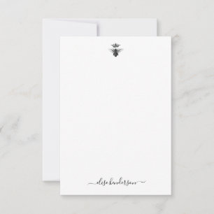 Custom Vintage Queen Bee Note Card