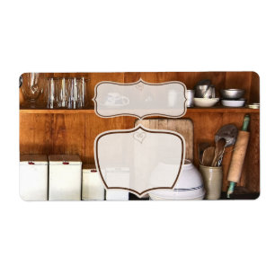 Custom Vintage Store / Bake Shop Sticker Labels