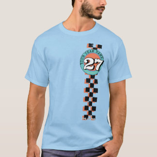Custom Vintage Style Racing Number Shirt