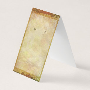 Custom Vintage Tented DIY Earring Display Cards