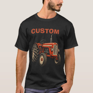 Custom Vintage Tractor Shirt, Retro 60s Classic T-Shirt