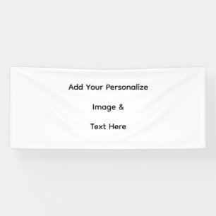 Custom Vinyl Banner, 2.5' x 6' Banner