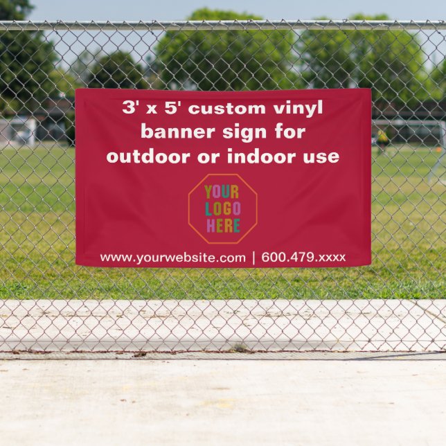 custom vinyl banner sign for outdoor or indoor use (Insitu)