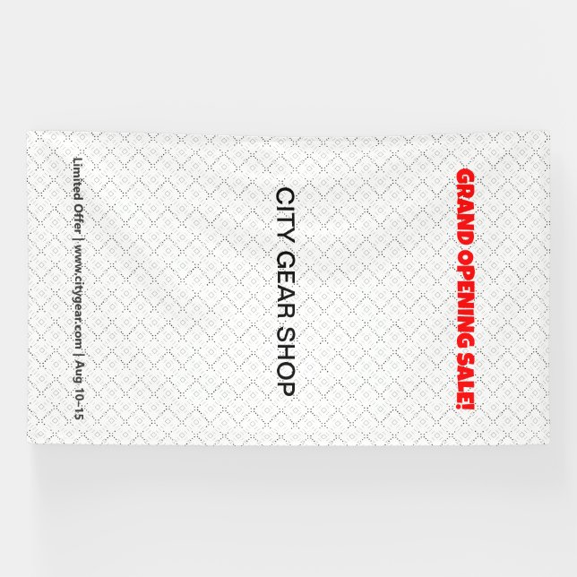 Custom Vinyl Banners | 13oz | Outdoor PVC Signs (Horizontal)