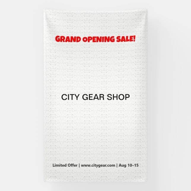 Custom Vinyl Banners | Holiday & Biz Use (Vertical)