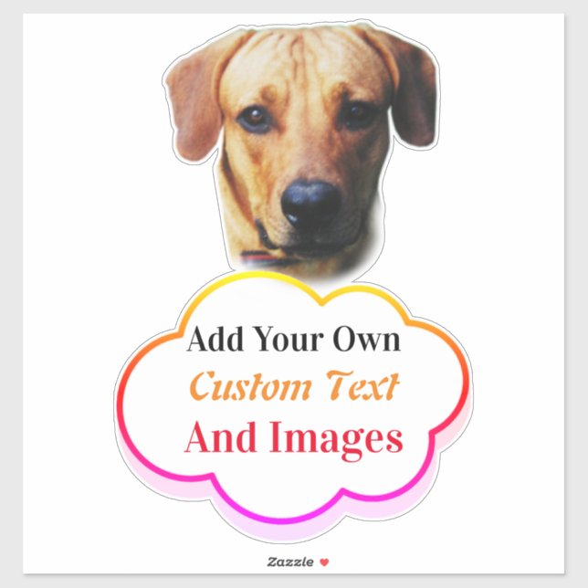 Custom Vinyl Decal Dog Stickers For Car (Sheet)