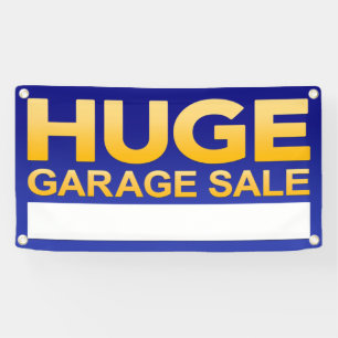 Custom Vinyl "Huge Garage Sale" Banner