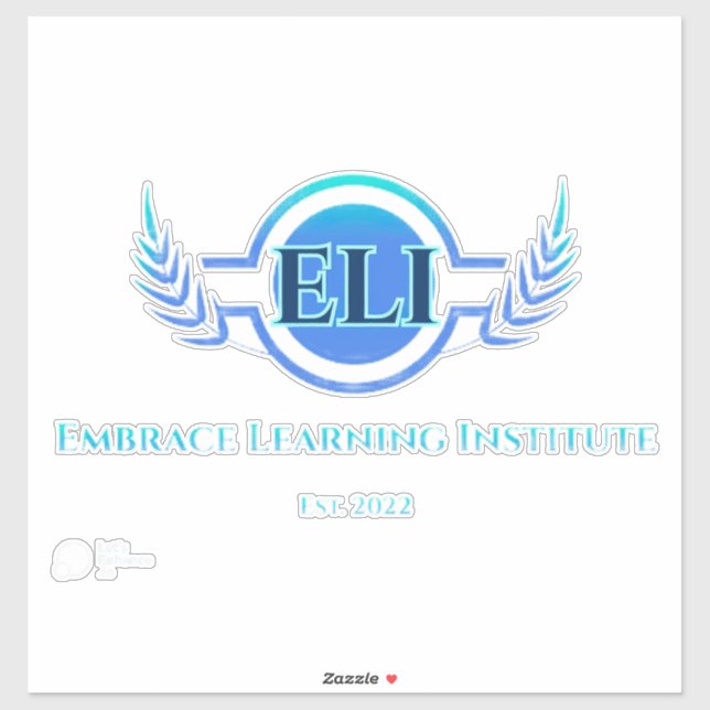 Custom Vinyl Sticker – Embrace Learning Institute  (Sheet)