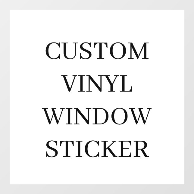 Custom Vinyl Window Decal Sticker | Add Your Logo  (Sheet)