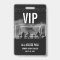 Custom VIP All Access Pass Concert Badge