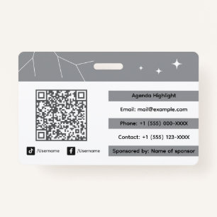 Custom VIP Gala Badge ID ID Badge