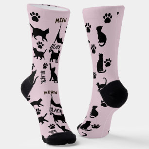 Custom Void Cat Socks   Cute Black Cat Mum Gift