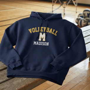 Custom Volleyball Personalized Team Name Hoodie