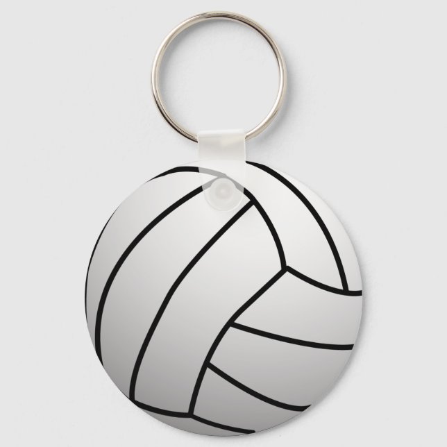 Custom VolleyBall Sports Product Key Ring (Front)