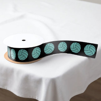 Custom Volleyball Team Colour Sport Party Gift Wra Satin Ribbon