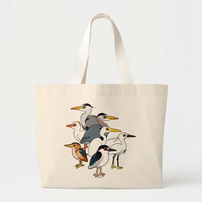 Custom Waders Large Tote Bag (Front)