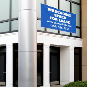 Custom Warehouse Space Lease Banner
