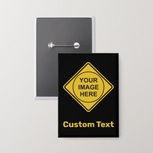 Custom Warning Diamond Sign