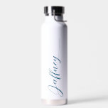 Custom Water Bottle<br><div class="desc">A simple and cute personalised name stainless steel water bottle. Add your name and make it yours.</div>