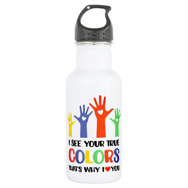 Custom -  Water Bottle (18 oz) (Front)