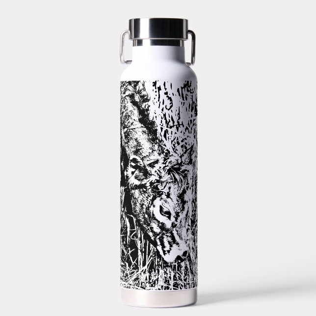 Custom Water Bottle 650ml (Front)